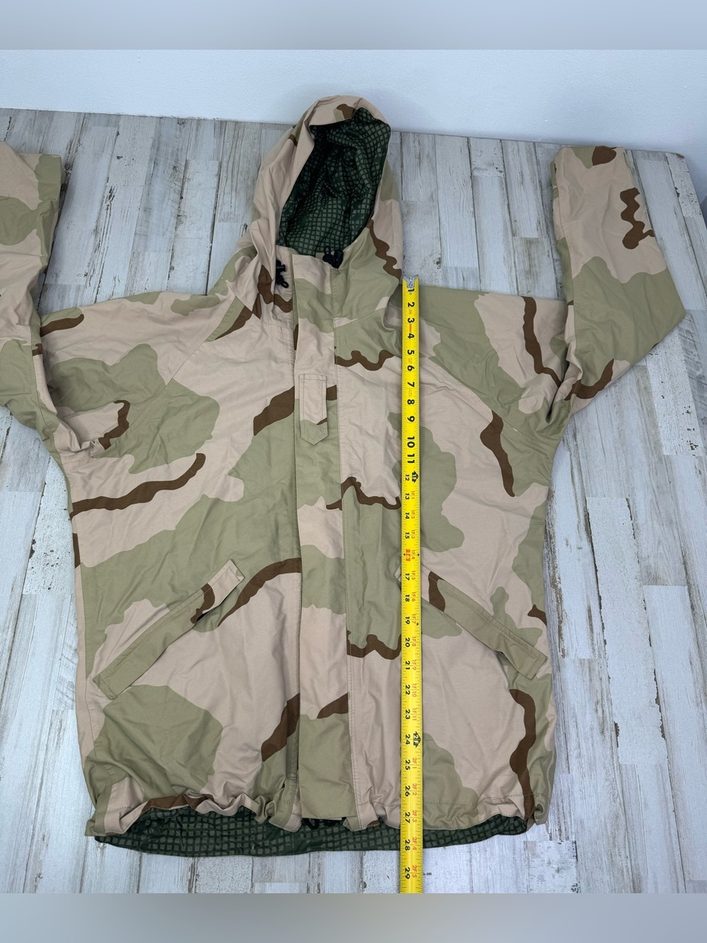 VTG Mens US Calvary Gore-Tex DCU DCN Desert Night Camo Reversible Jacket S-L - Picture 5 of 16